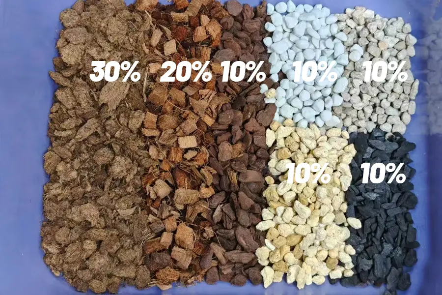 best potting mix for tropical plants like monstera deliciosa