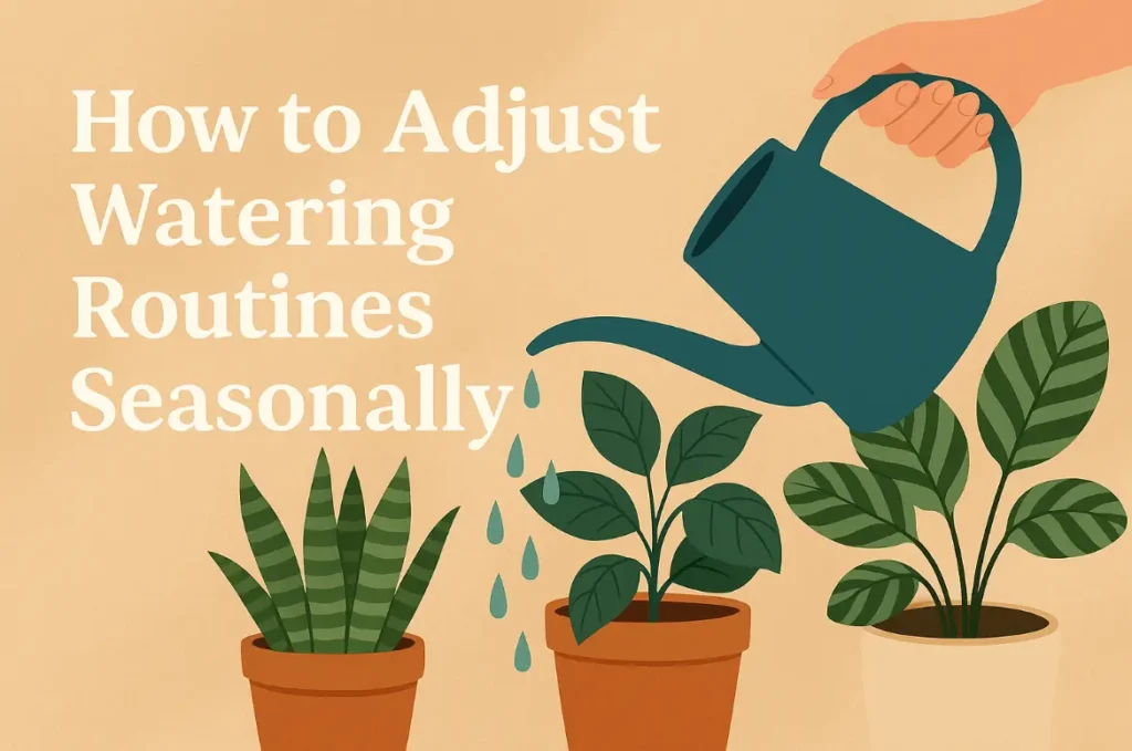 How to Adjust Watering Routines Seasonally