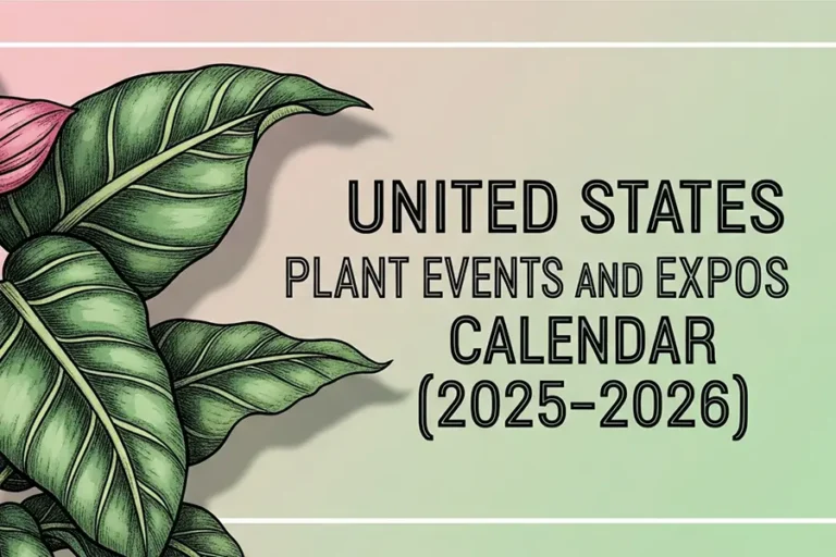 United States Plant Events and Expos Calendar (2025-2026)