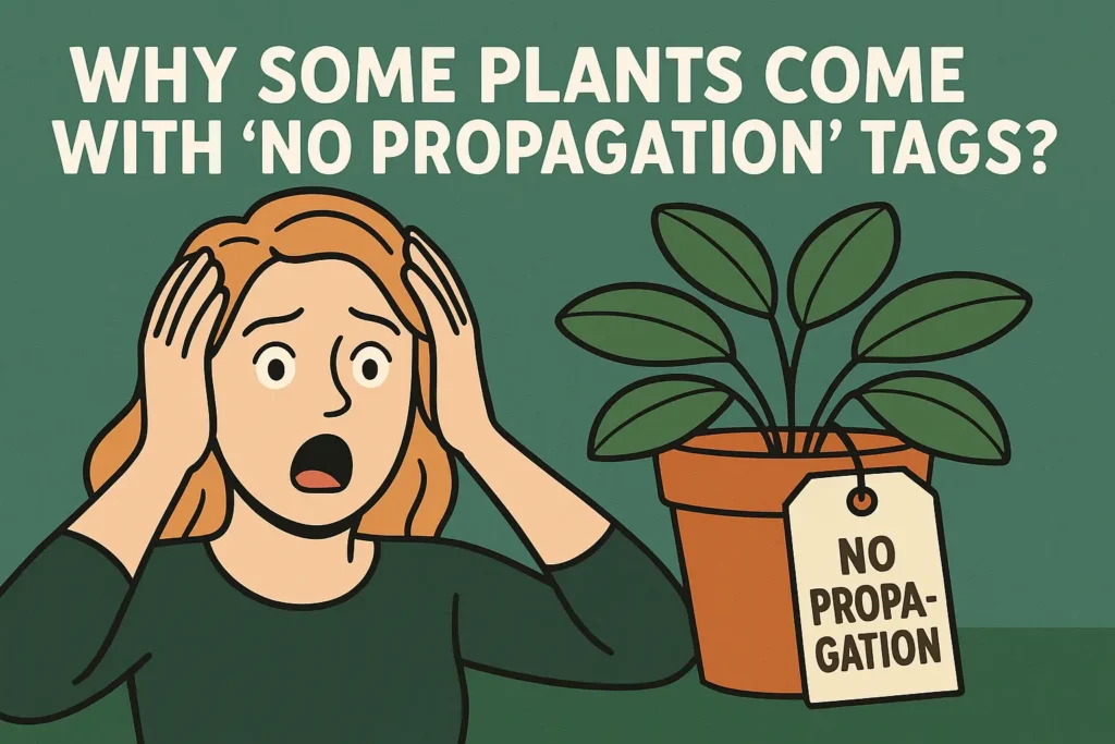 Why Some Plants Come With ‘No Propagation’ Tags？